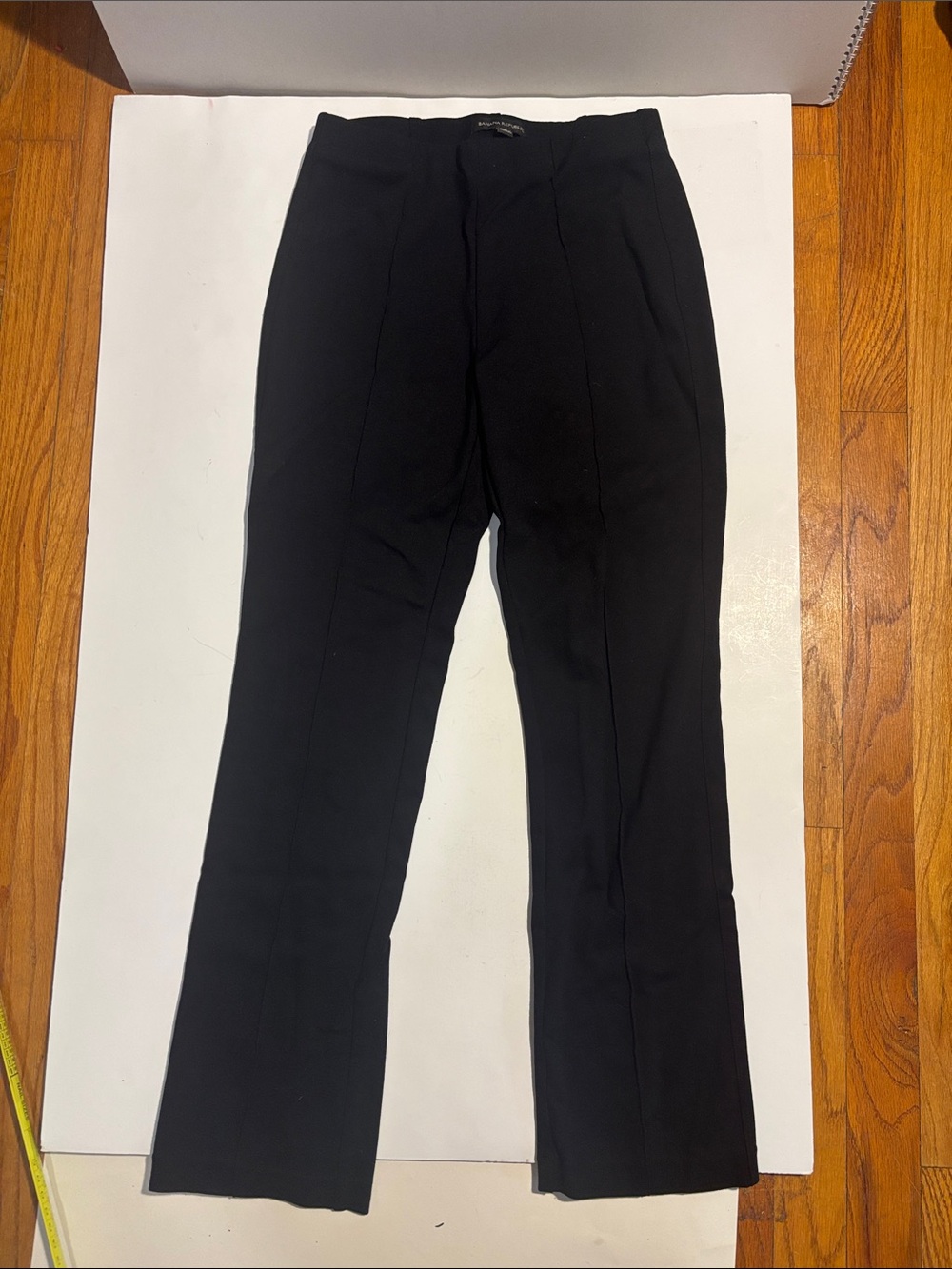 Banana Republic Black Straight-Leg Women's Dress Pants